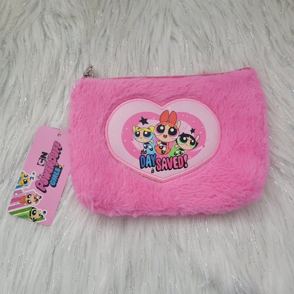 Powerpuff Girls Plush Cosmetic Bag